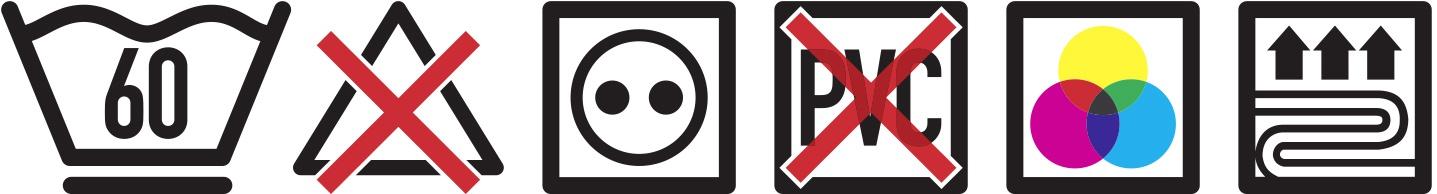 Pflegesymbole Design